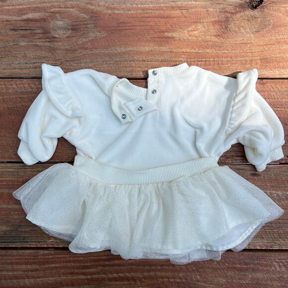 Disney Baby Winnie the Pooh Piglet Tutu Dress 0–3M Cream Gold Soft NB Outfit - Picture 5 of 16